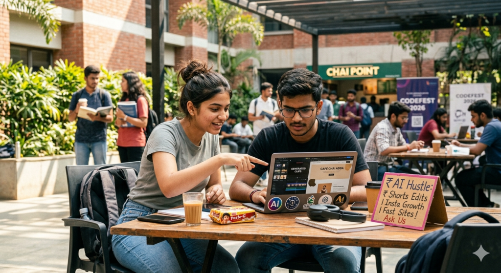 The New Semester Hustle: How Indian Students are Cashing In on AI in 2026 gemini generated image wu8n07wu8n07wu8n